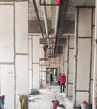 博悦佳轻质隔墙板项目工地现